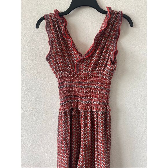 Max Studio Smocked Jumpsuit Size Xs - Picture 7 of 10
